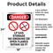 Signmission LP Gas Storage No Smoking Danger Sign, Plastic, 18in W x 24in L, 2PK OS-2PACK-DS-P-1824-V-1444 - alternate 3